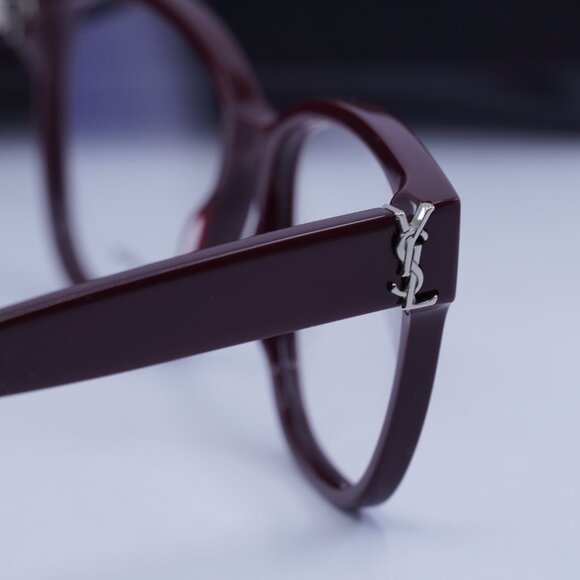 Final Price! Saint Laurent SLM33 006 Burgundy Eyeglasses 53mm main image 9